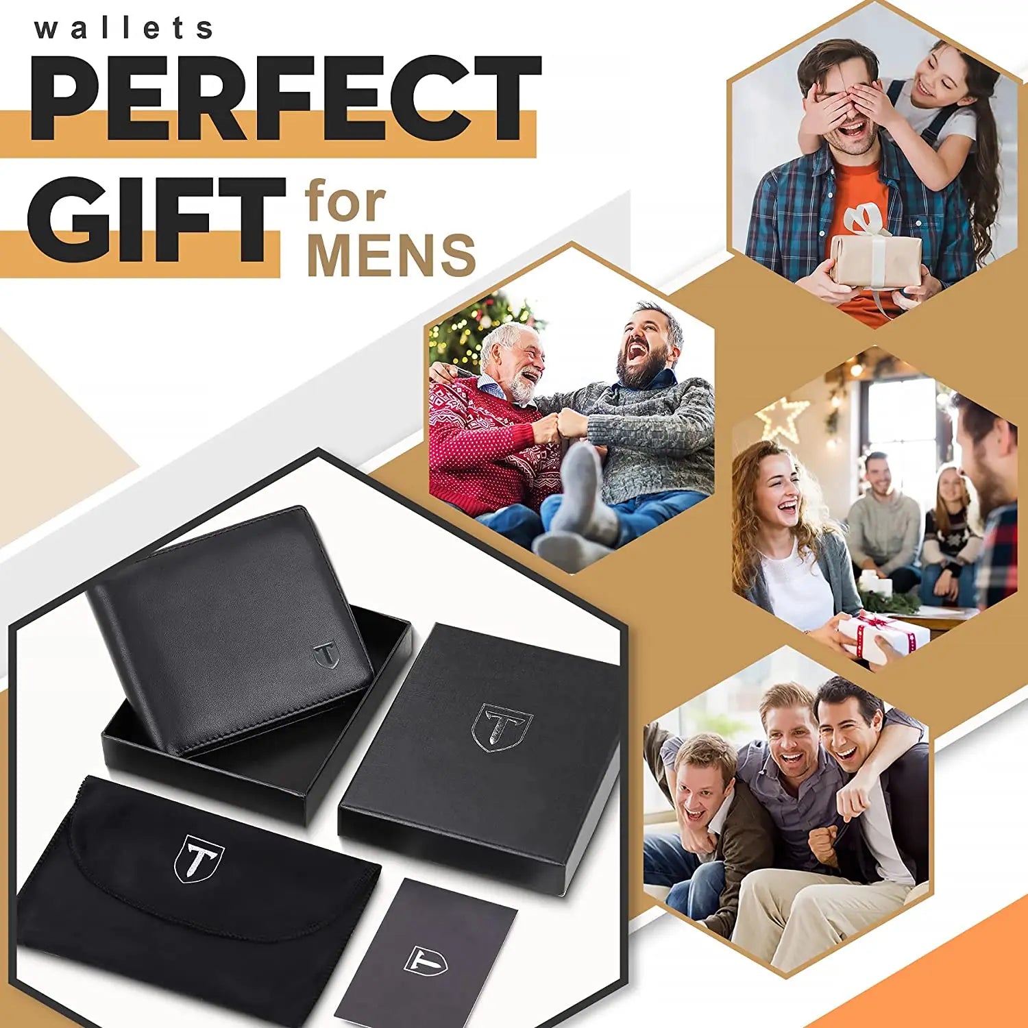 Stilren plånbok i äkta koskinn – Funktionell och hållbar