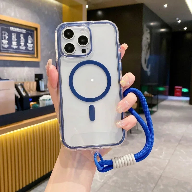 Magnetiskt Halvskydd Skal – Transparent & Multifunktionellt