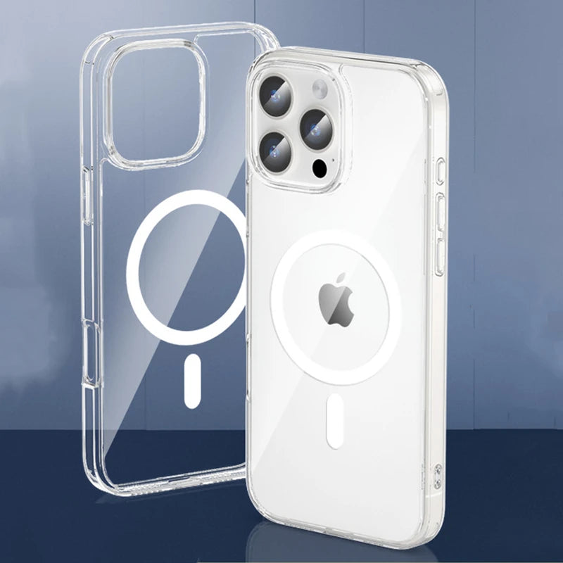 Magnetic Transparent Phone Case