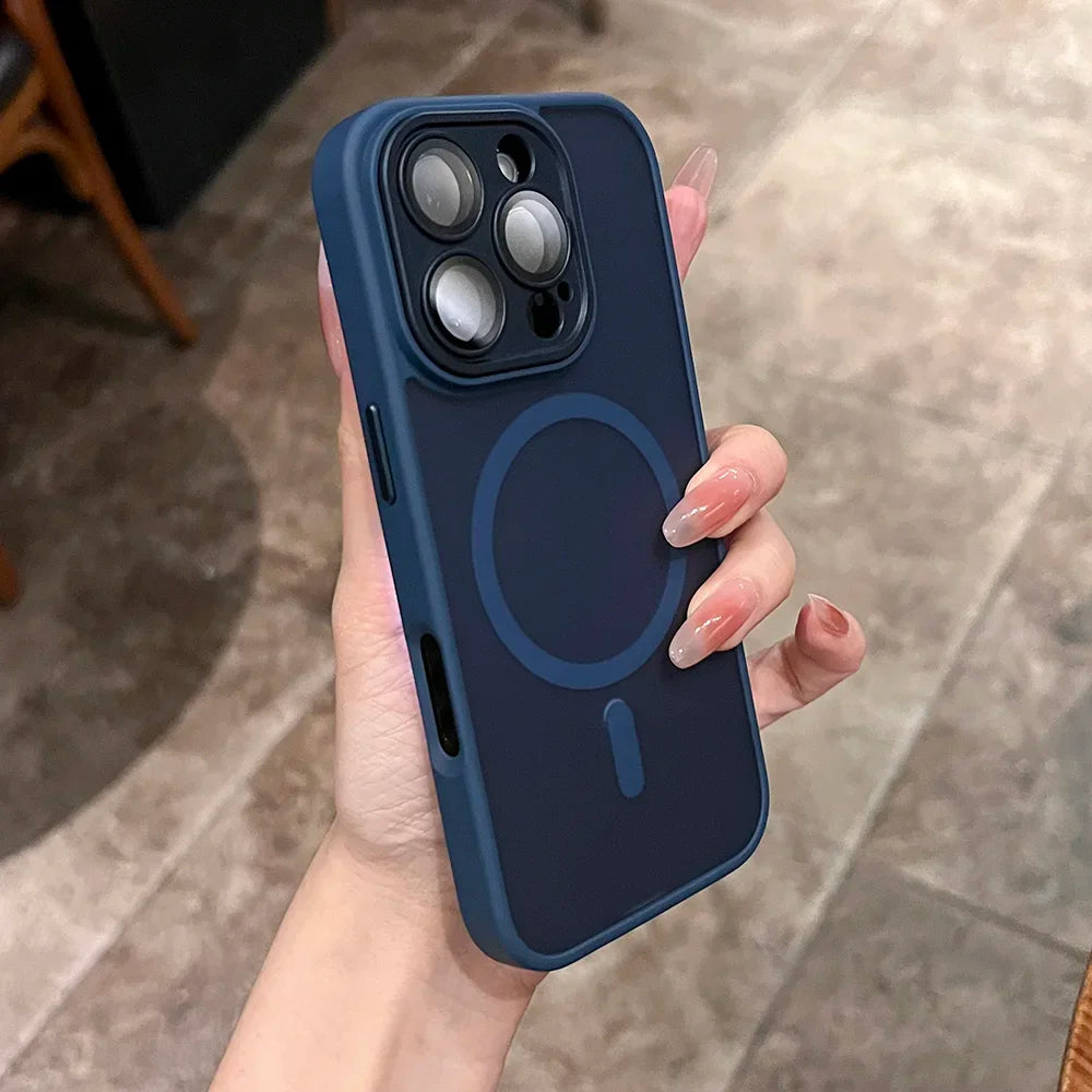 Clear Matte Magnetic Case