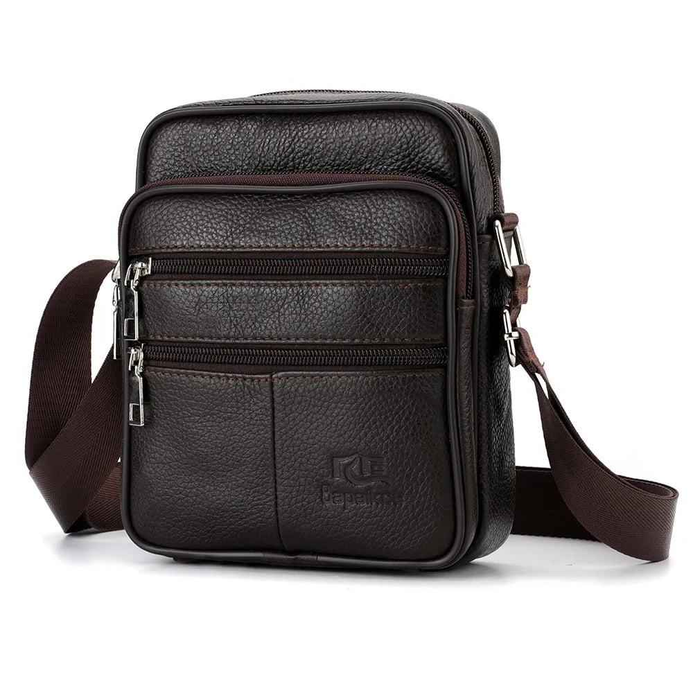 Herrväska i Äkta Läder – Stilren & Funktionell