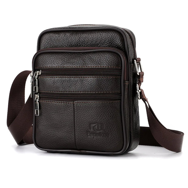 Herrväska i Äkta Läder – Stilren &amp; Funktionell