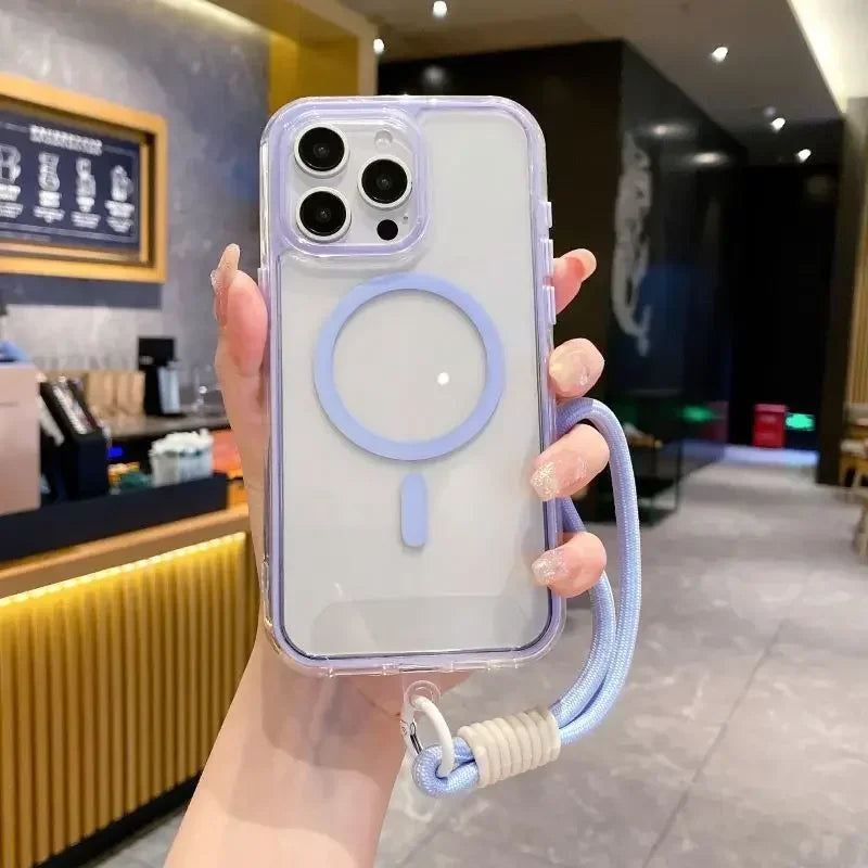 Magnetiskt Halvskydd Skal – Transparent & Multifunktionellt