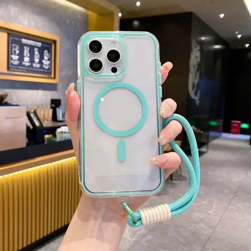 Magnetiskt Halvskydd Skal – Transparent & Multifunktionellt