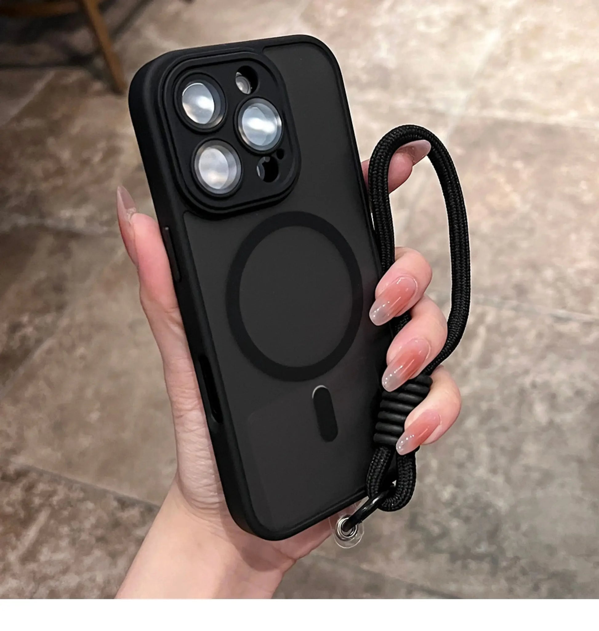 Clear Matte Magnetic Case