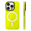 Transparent Neon Color MagSafe Phone Case