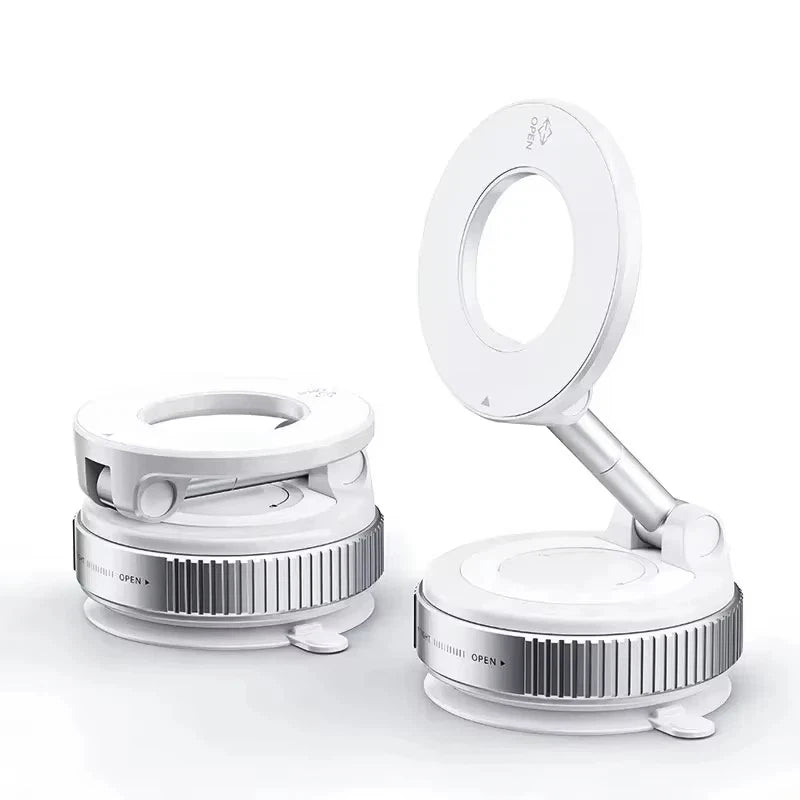 Magnetic Rubber Phone Holder – Universal Magnetic Mount (No Charger, Flexible Rubber Design)en Streaming Bracket