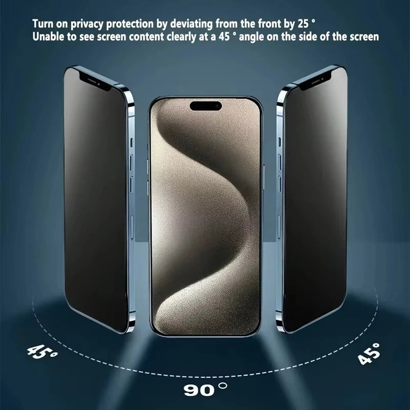 Matte Anti-Spy Tempered Glass Privacy Screen Protector