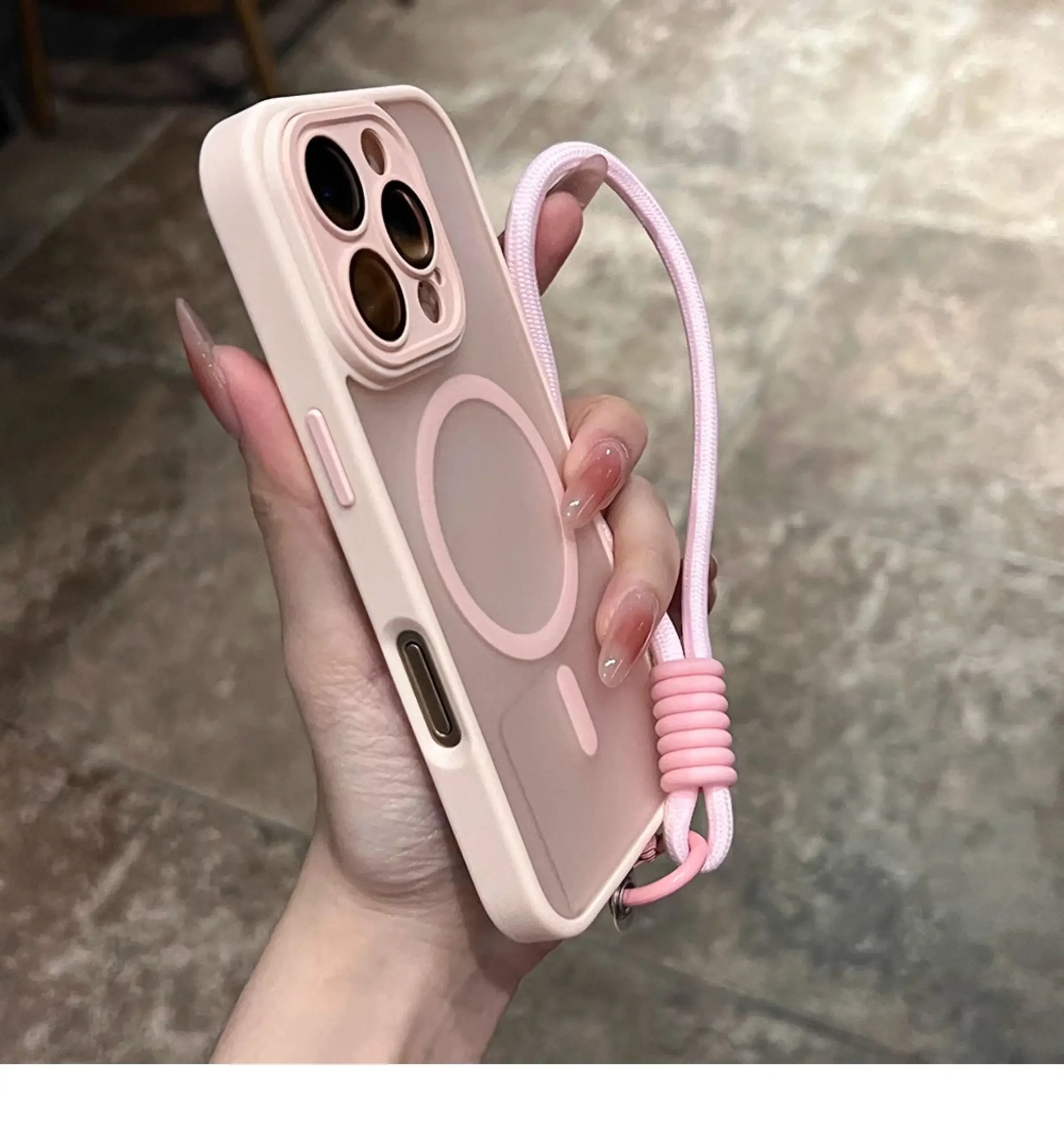 Clear Matte Magnetic Case