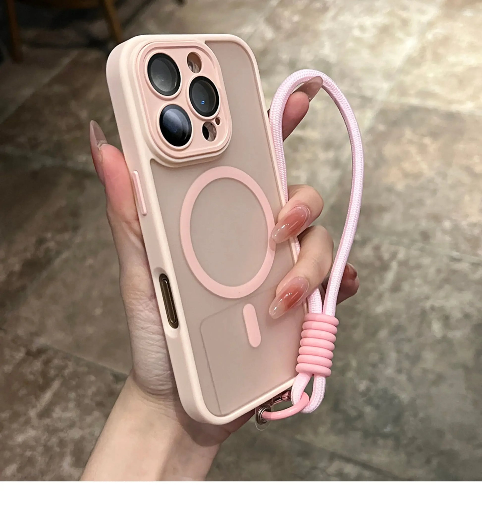 Clear Matte Magnetic Case