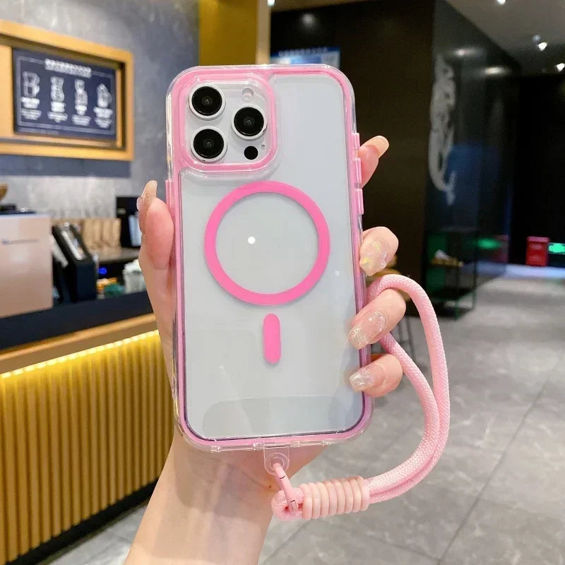 Magnetiskt Halvskydd Skal – Transparent & Multifunktionellt