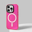 Transparent Neon Color MagSafe Phone Case