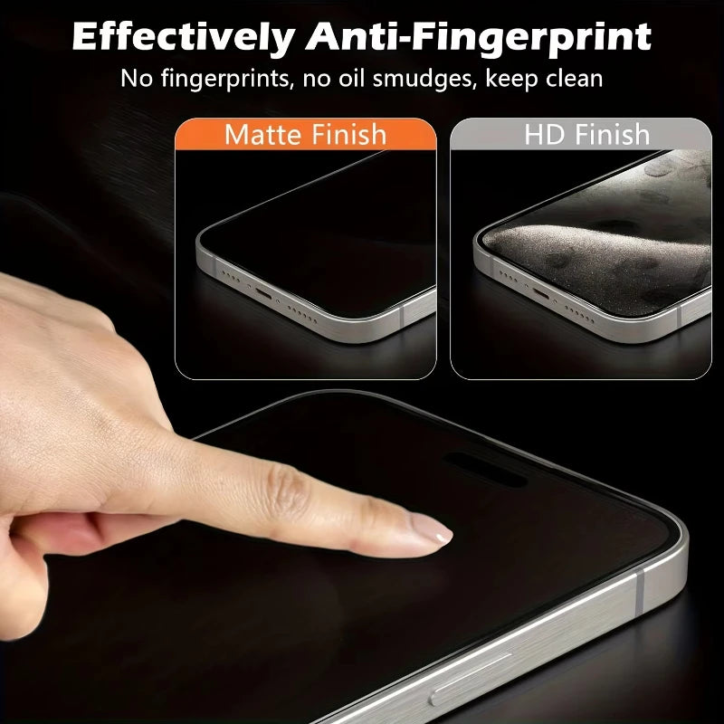 Matte Anti-Spy Tempered Glass Privacy Screen Protector