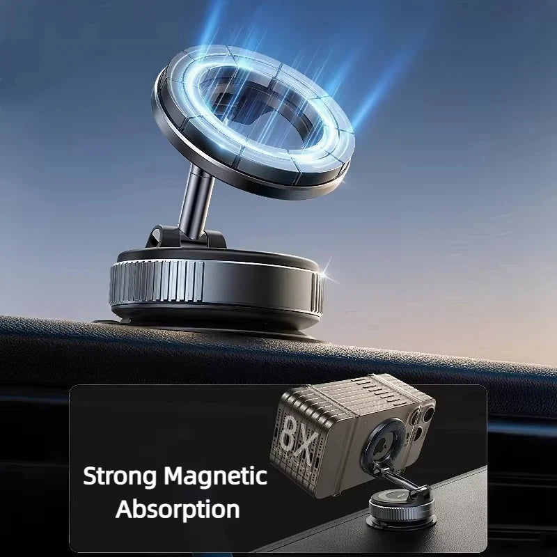 Magnetic Rubber Phone Holder – Universal Magnetic Mount (No Charger, Flexible Rubber Design)en Streaming Bracket
