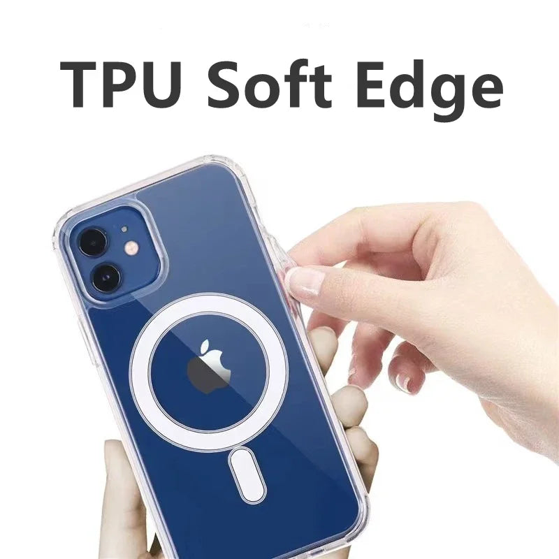 Magnetic Transparent Phone Case