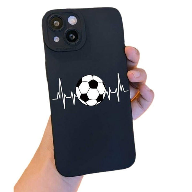 Fotbolls mönstrad skal